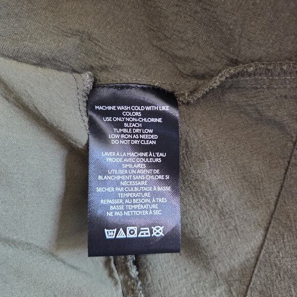 Free People Ronnie Cotton Poplin Mini Shirtdress, Oversize Fit, Green - Picture 9 of 12